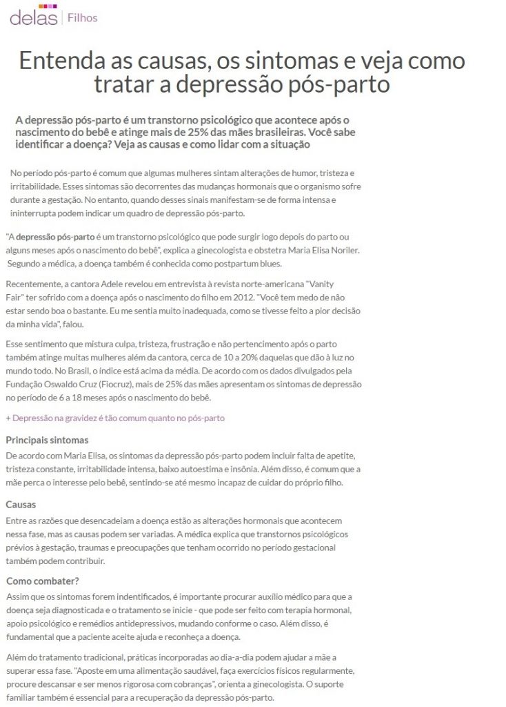 Entenda As Causas, Os Sintomas E Veja Como Tratar A Depressão Pós-parto ...